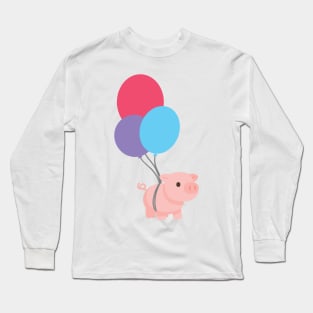 Flying Pig Long Sleeve T-Shirt